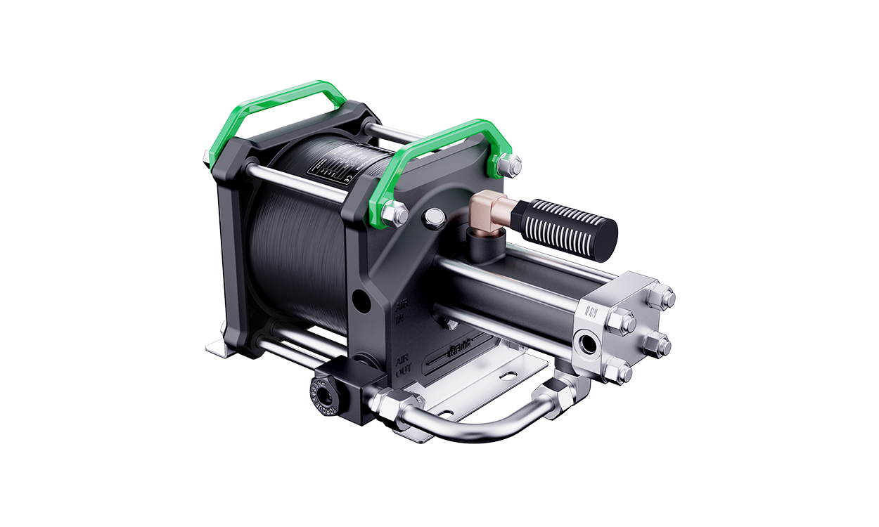 單驅(qū)單作用氣動(dòng)氣體增壓器