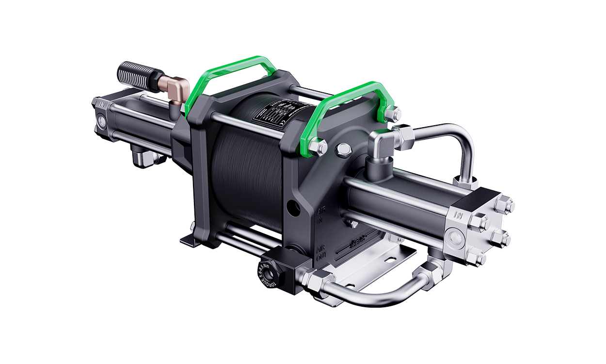 單驅(qū)雙作用氣動(dòng)氣體增壓器